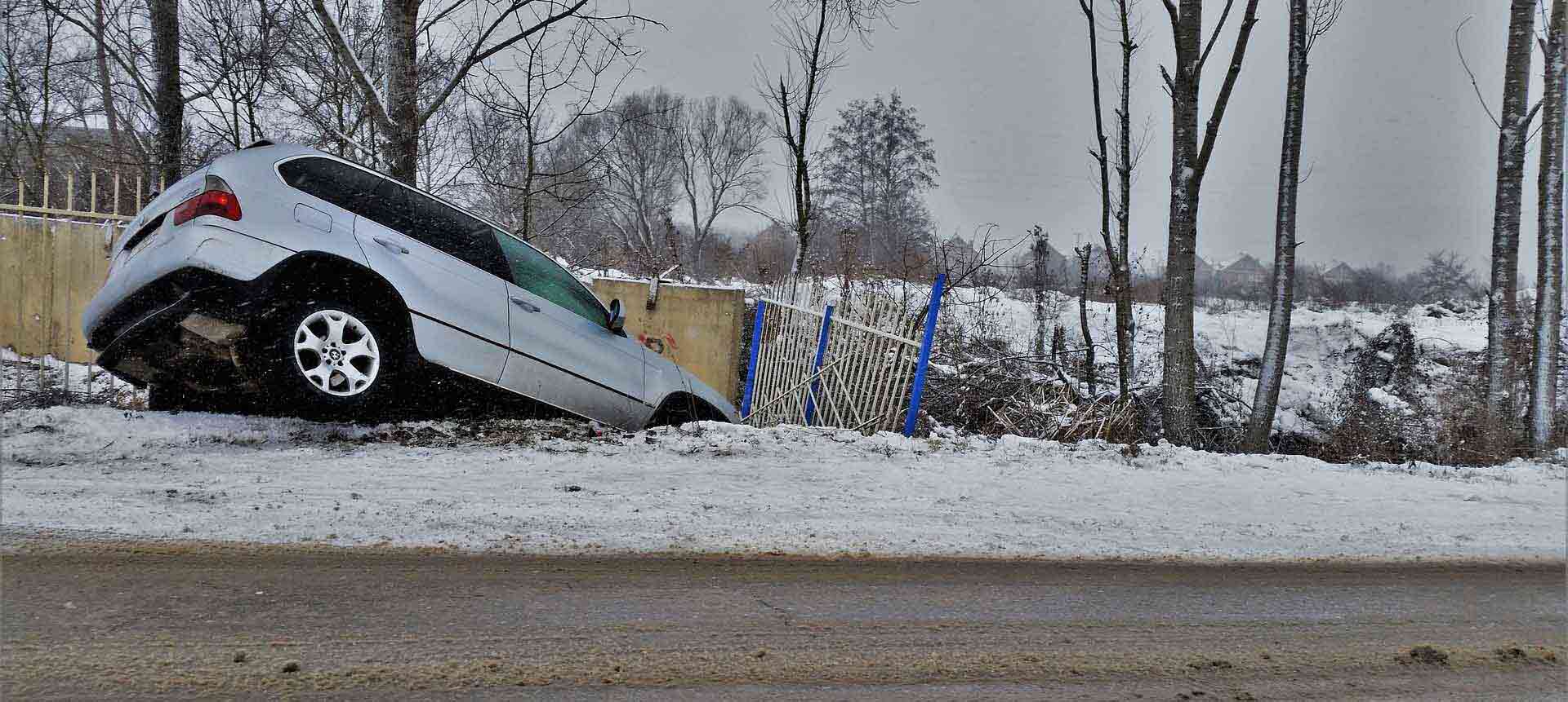 Véhicule accidenté